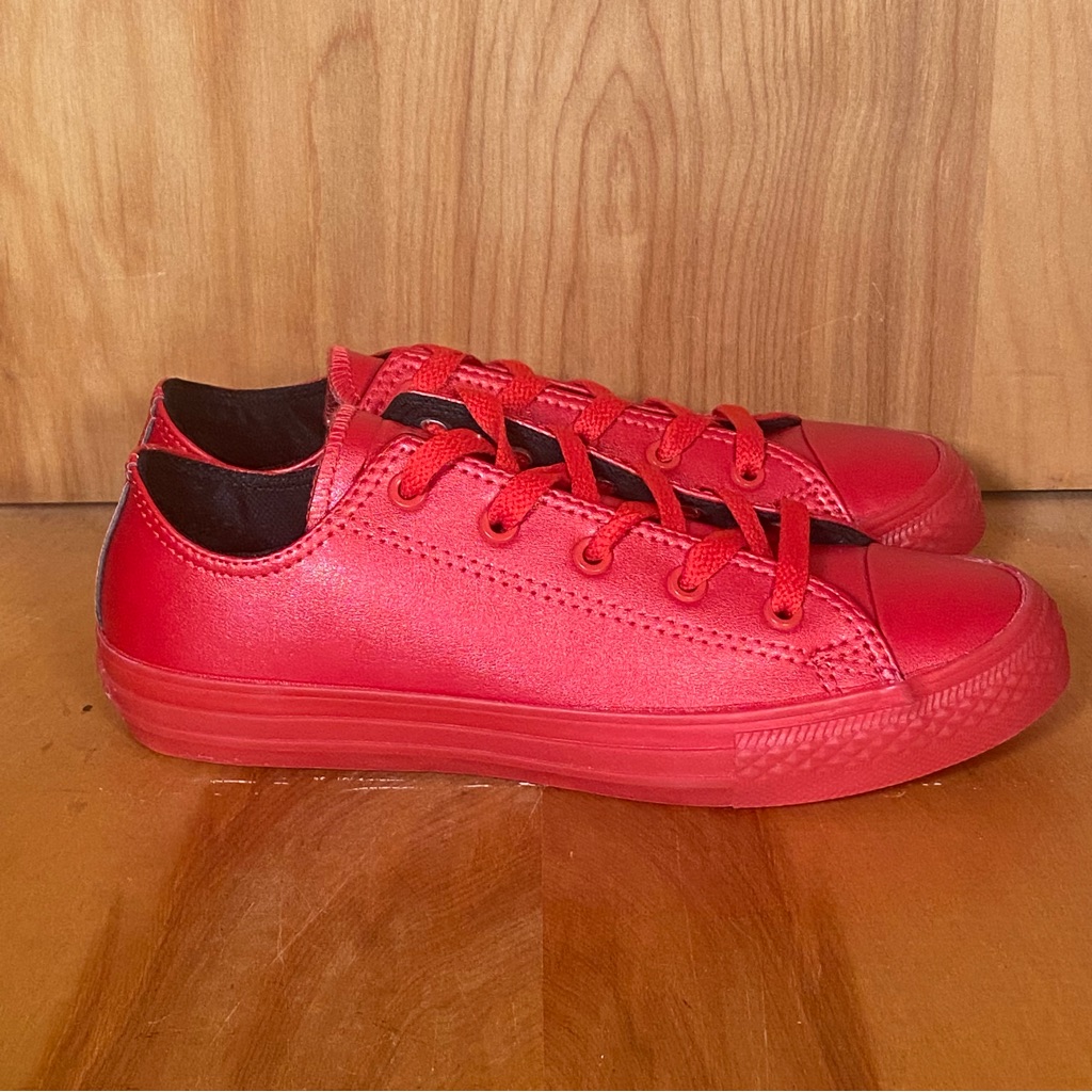 Youth 35 Converse All Star Low Sneakers Triple Red Sef0905
